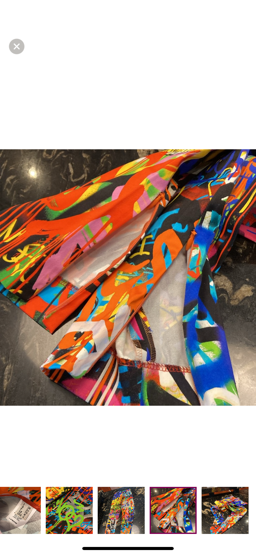 Moschino Couture Graffiti Pants