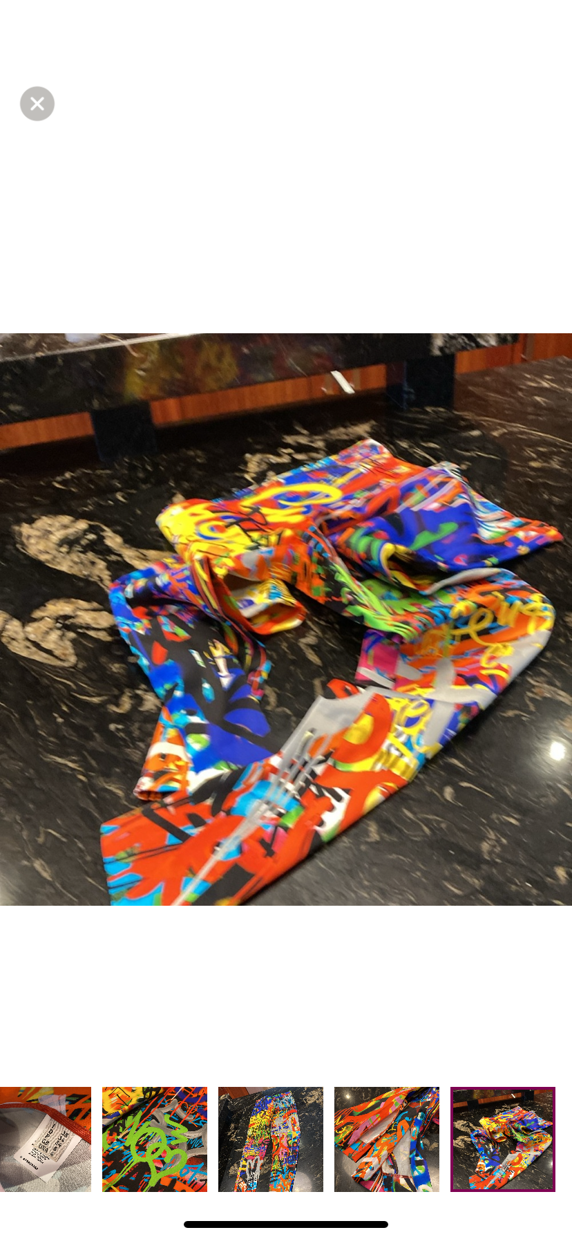 Moschino Couture Graffiti Pants