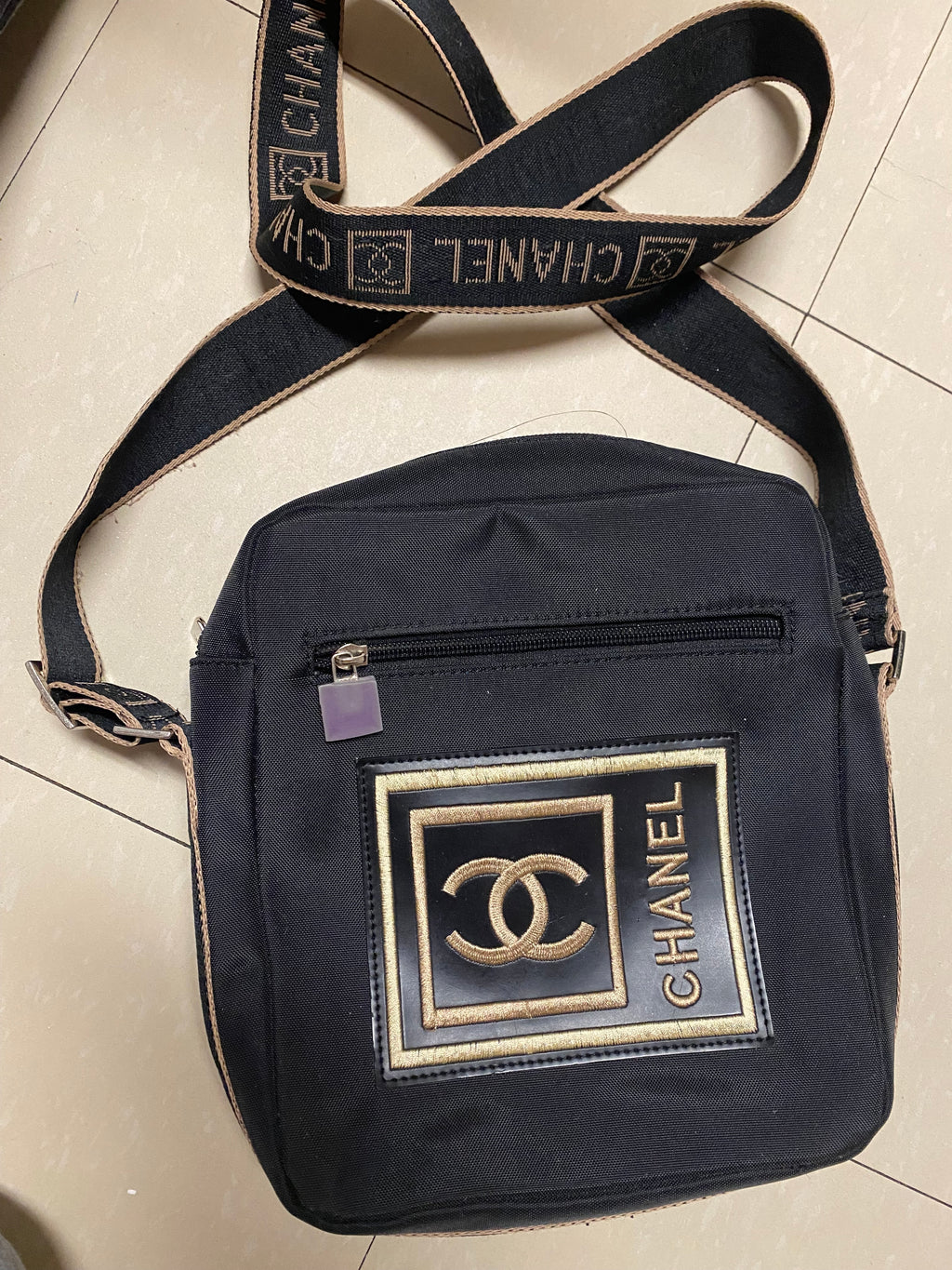 Thrashed Chanel Sport Bag