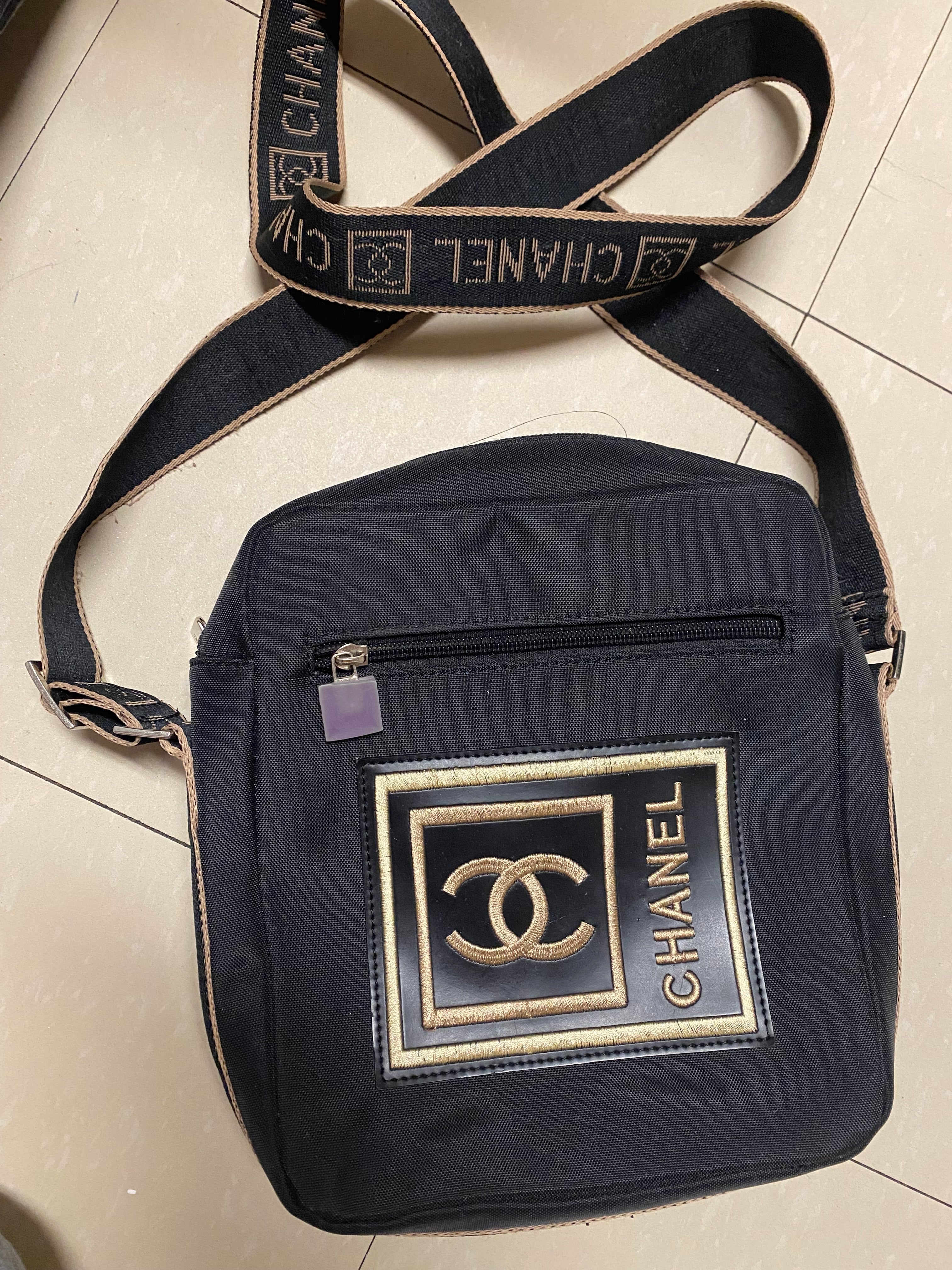 Thrashed Chanel Sport Bag