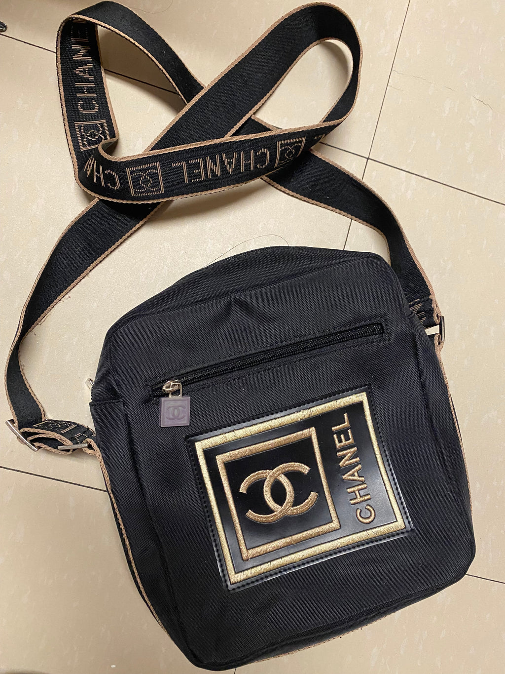 Thrashed Chanel Sport Bag
