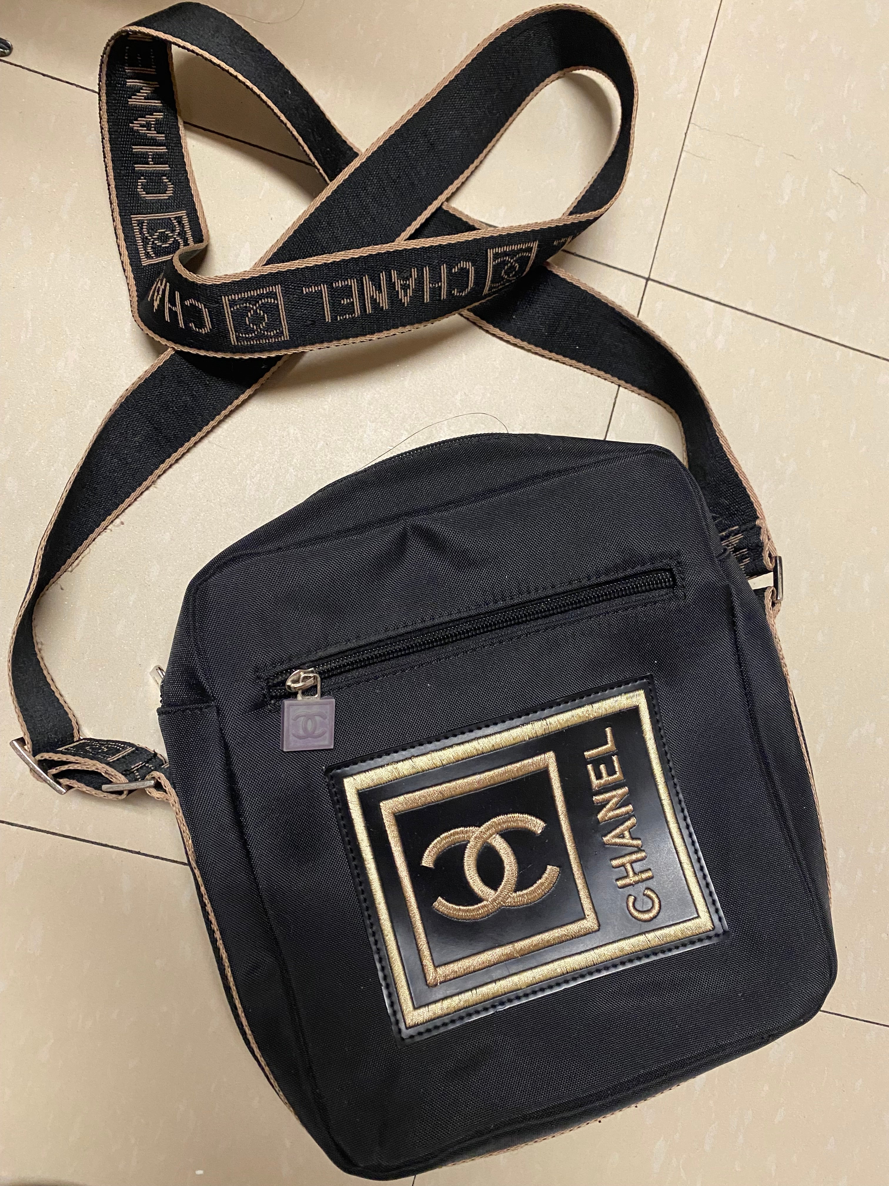 Thrashed Chanel Sport Bag