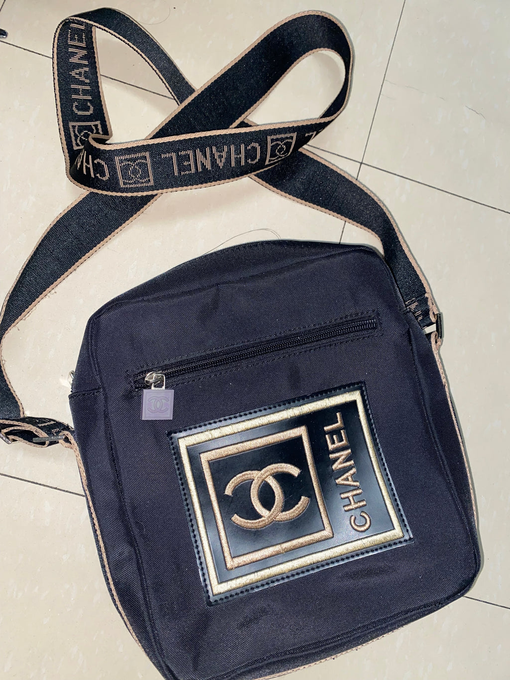 Thrashed Chanel Sport Bag