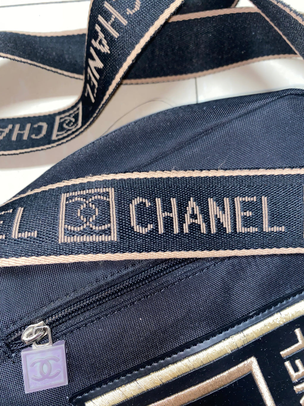 Thrashed Chanel Sport Bag