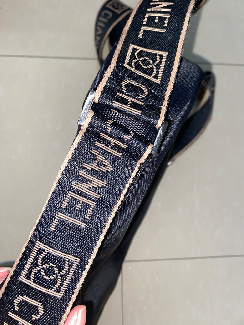 Thrashed Chanel Sport Bag