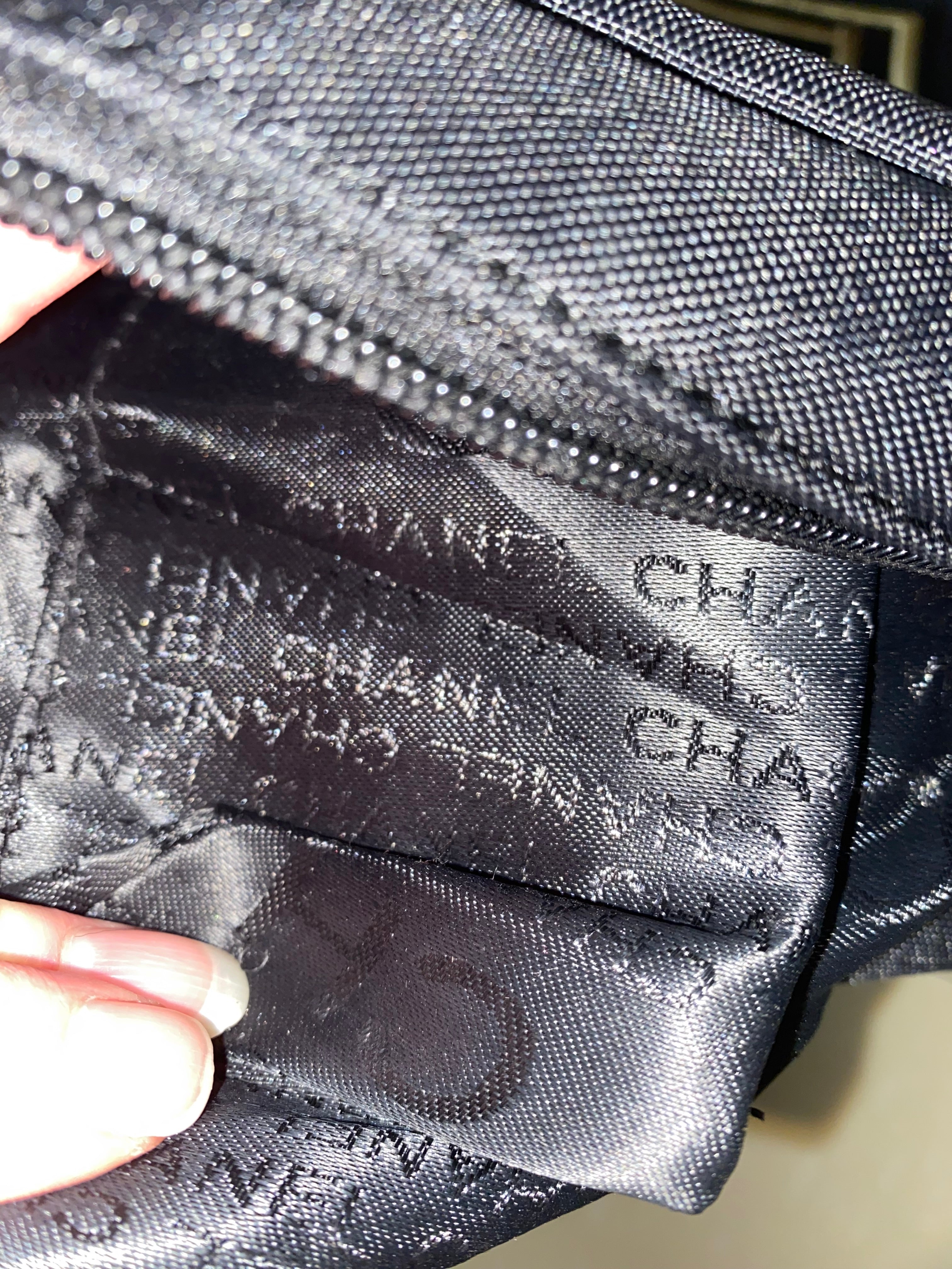Thrashed Chanel Sport Bag