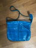 Vintage Electric Blue Eel Purse