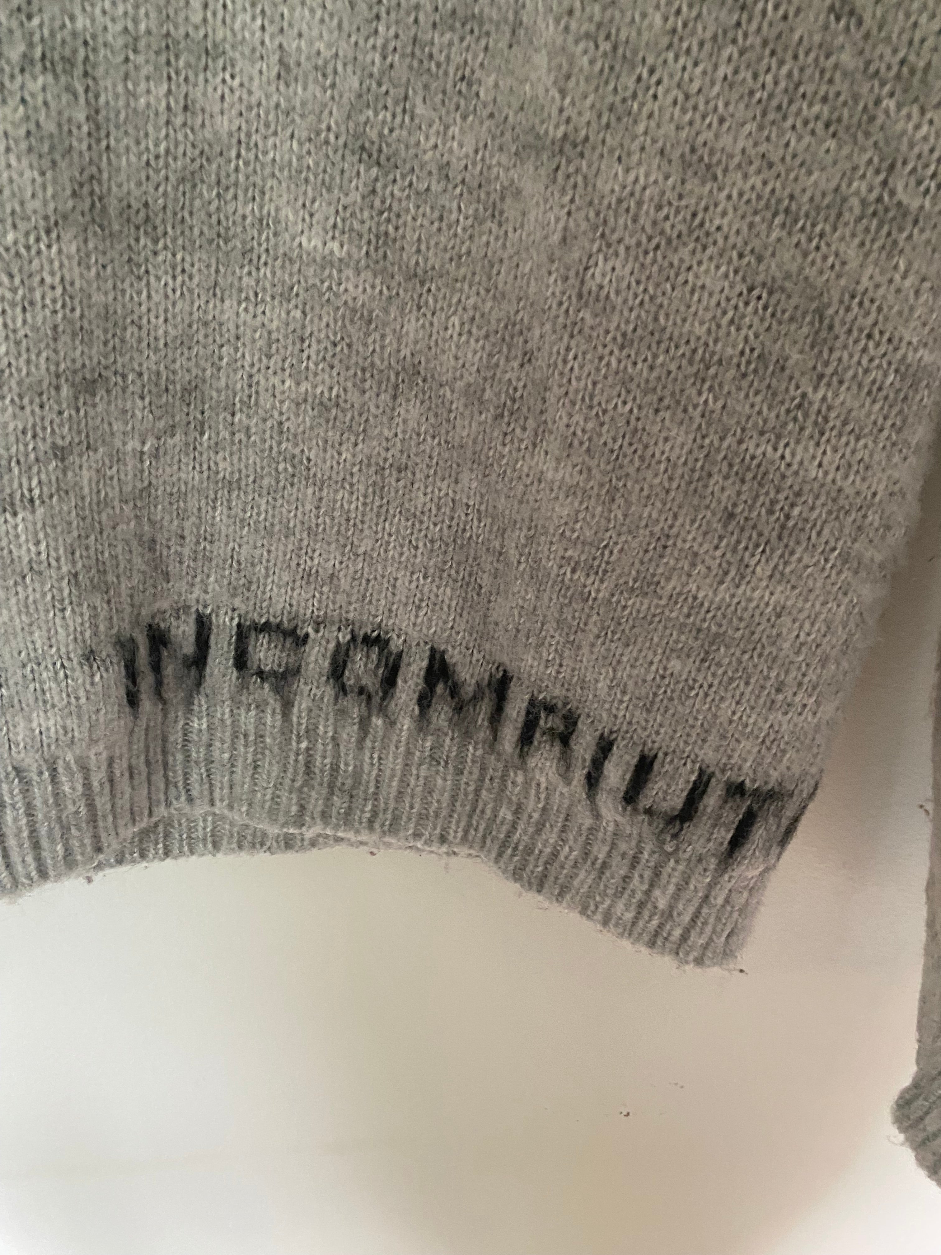 Off White Mohair Blend Sweater