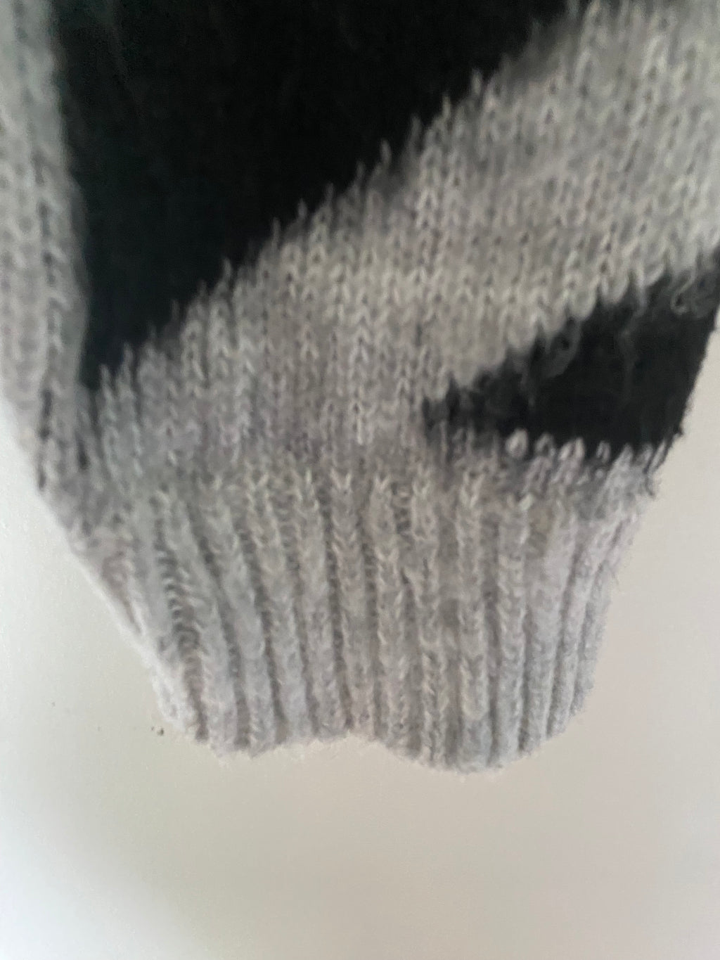 Off White Mohair Blend Sweater
