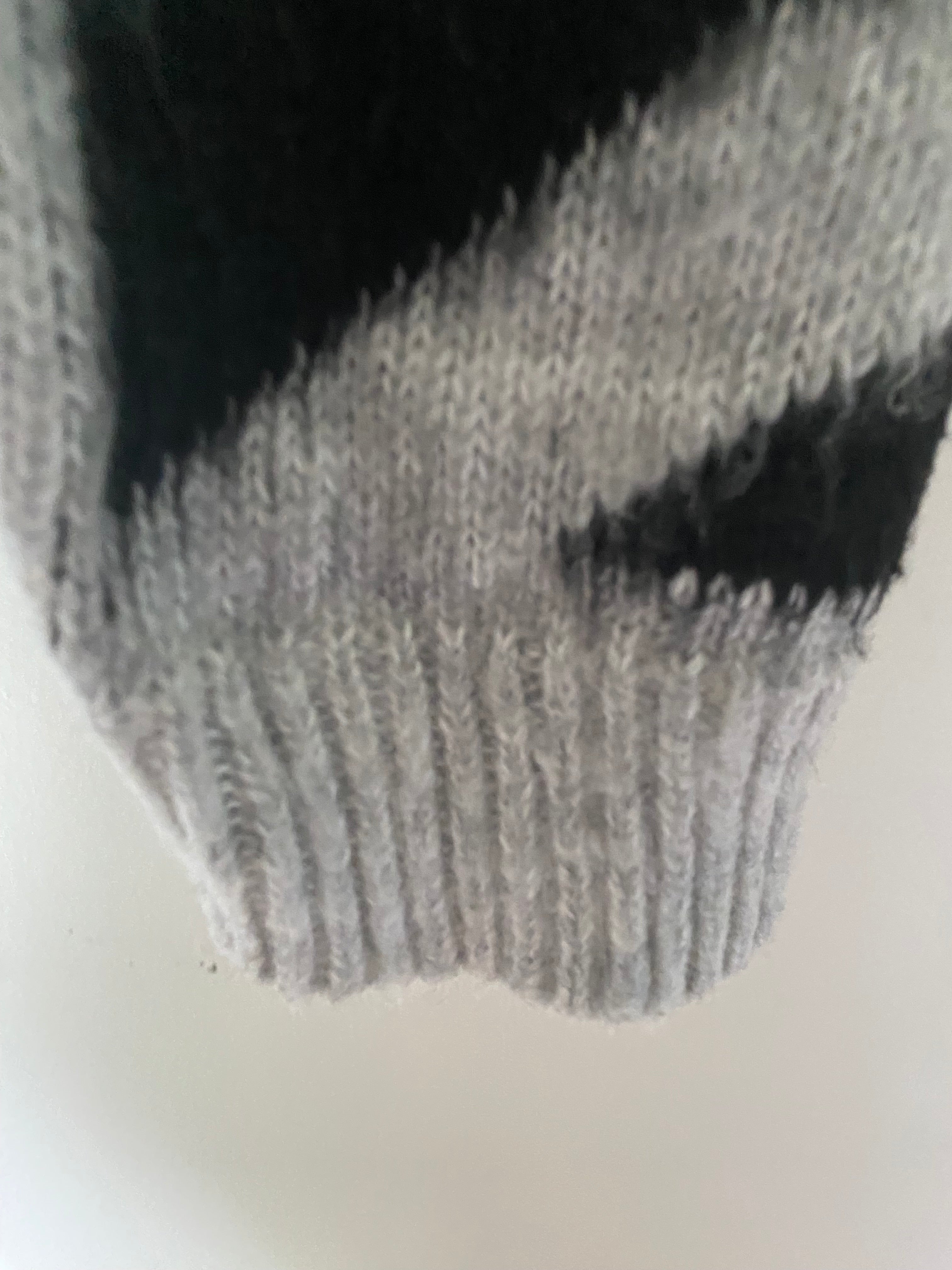 Off White Mohair Blend Sweater