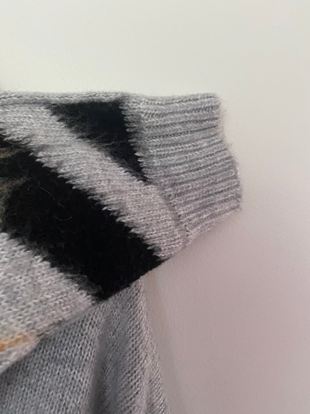 Off White Mohair Blend Sweater