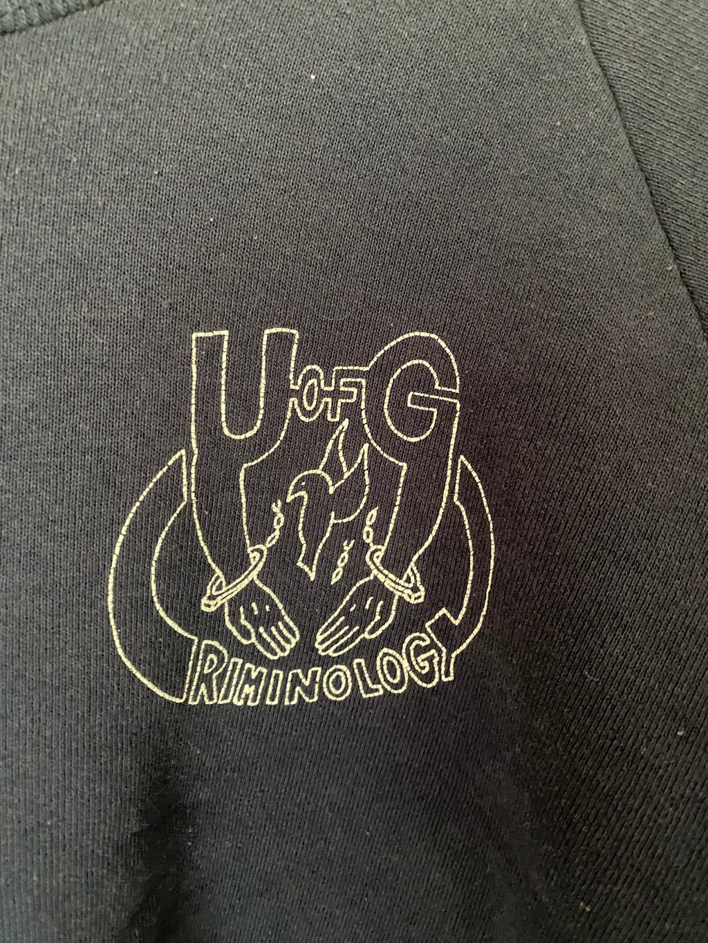 Vintage University of Guelph Criminology Department Sweatshirt