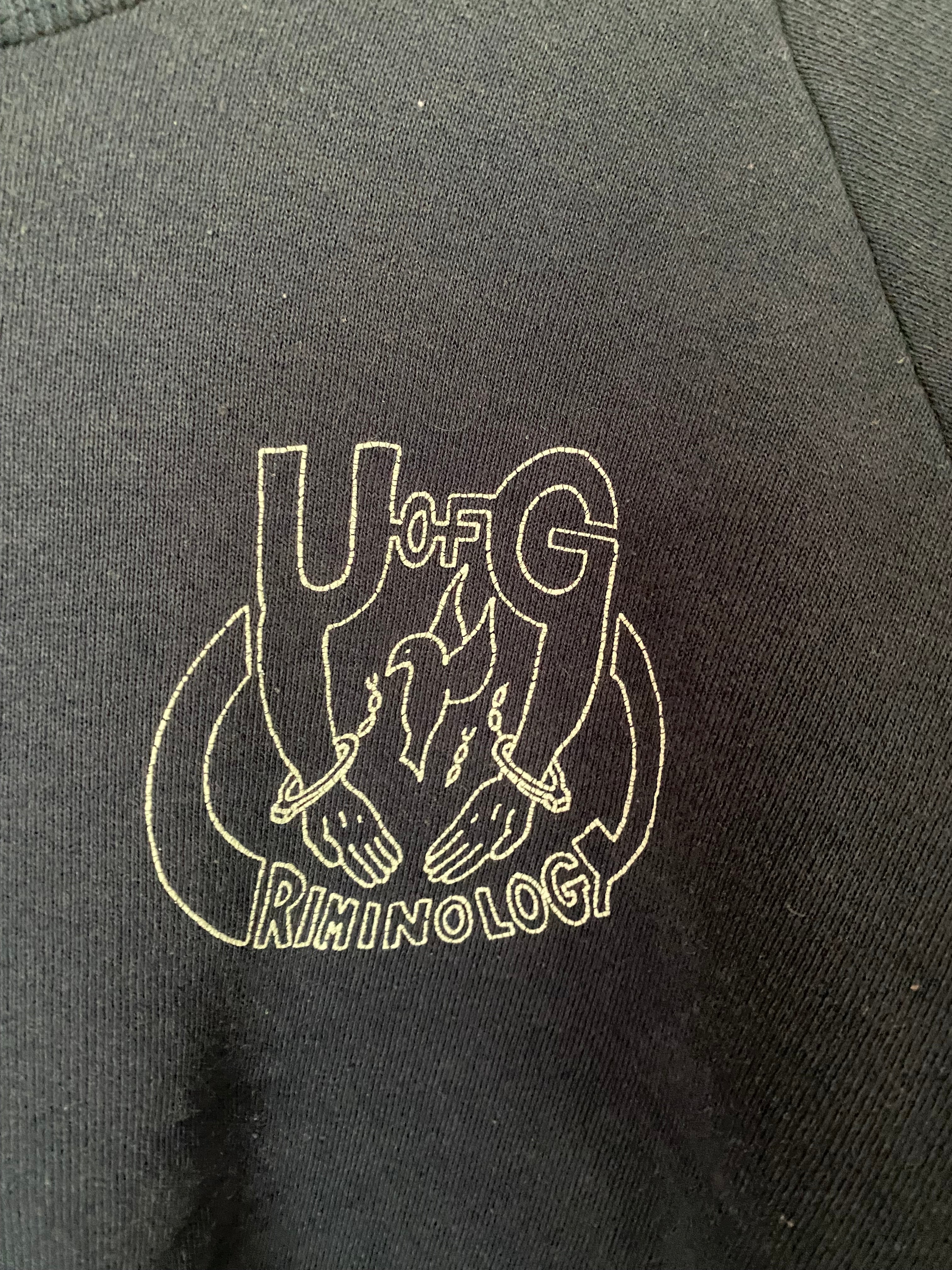 Vintage University of Guelph Criminology Department Sweatshirt