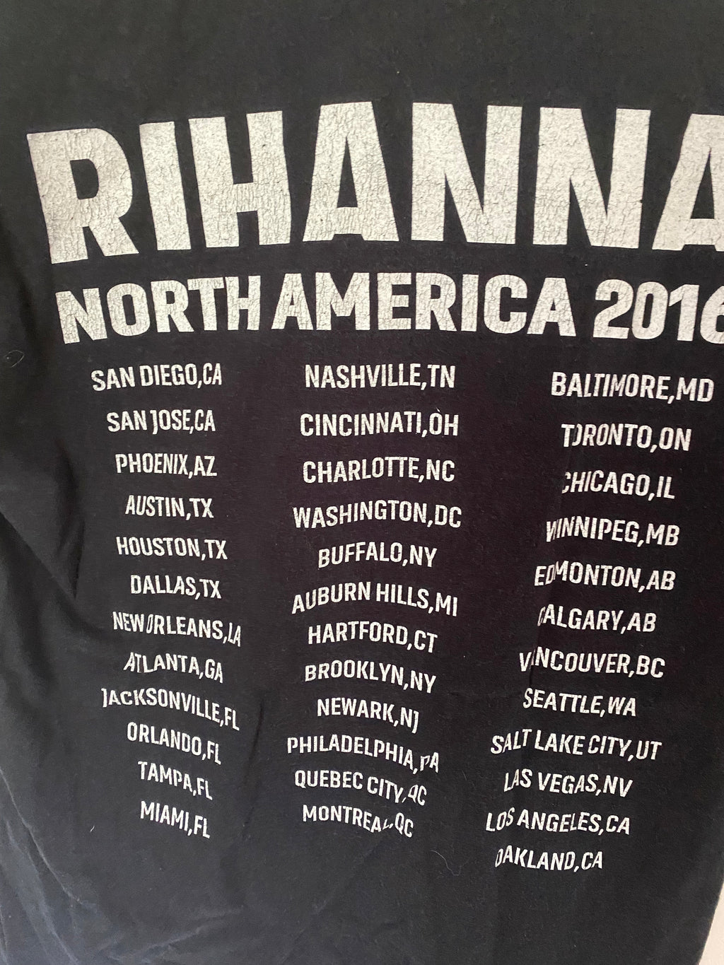 Rihanna Anti Tour Shirt
