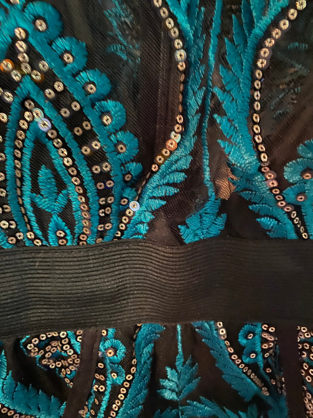 CBR Lace and Sequin Embellished Dress