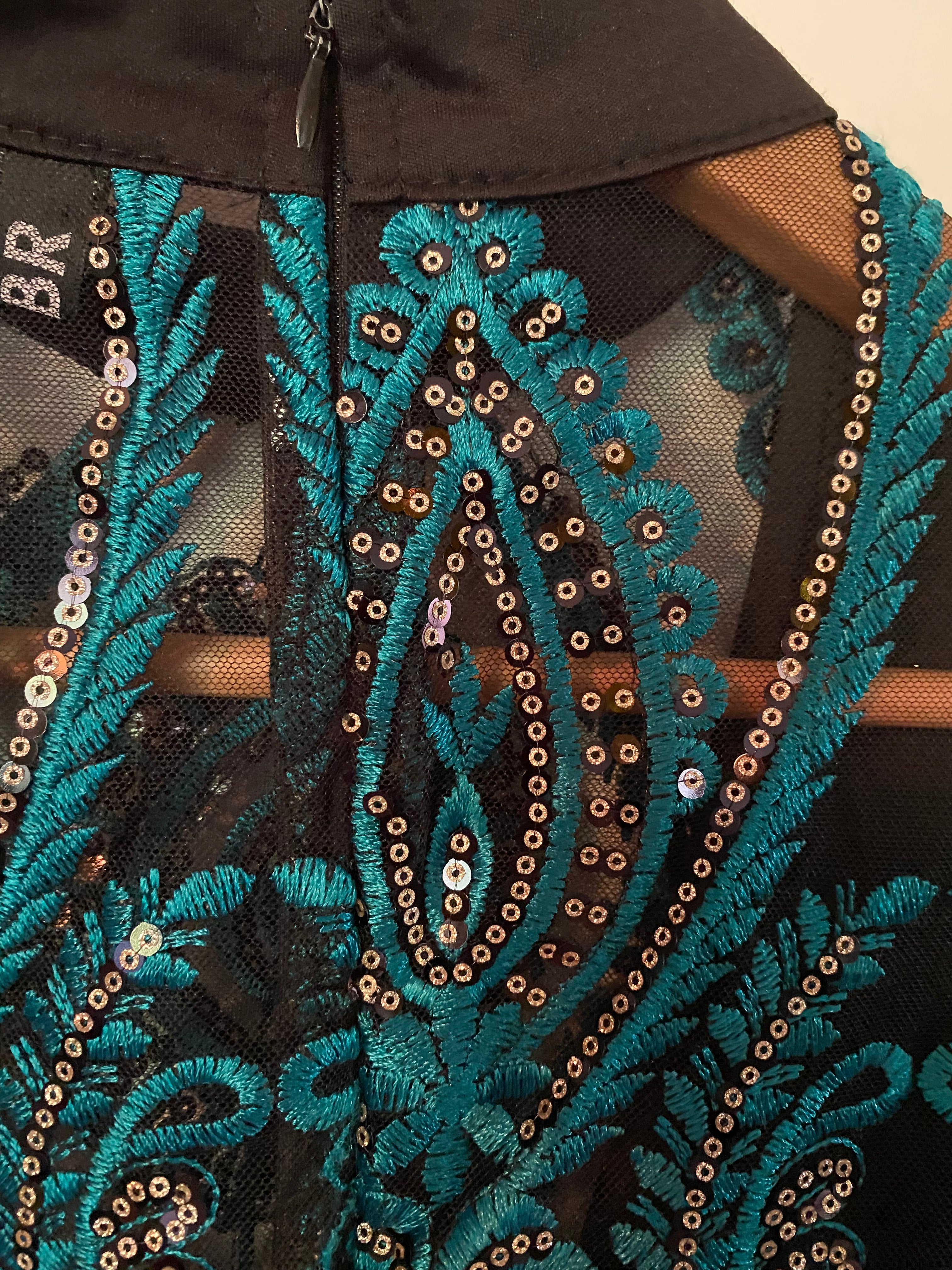 CBR Lace and Sequin Embellished Dress
