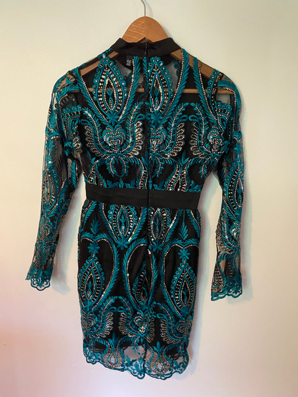 CBR Lace and Sequin Embellished Dress