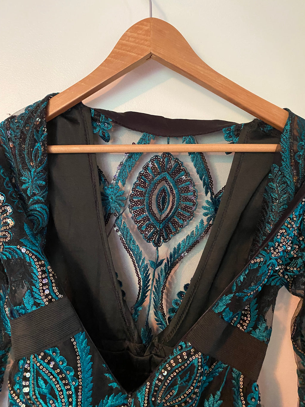 CBR Lace and Sequin Embellished Dress