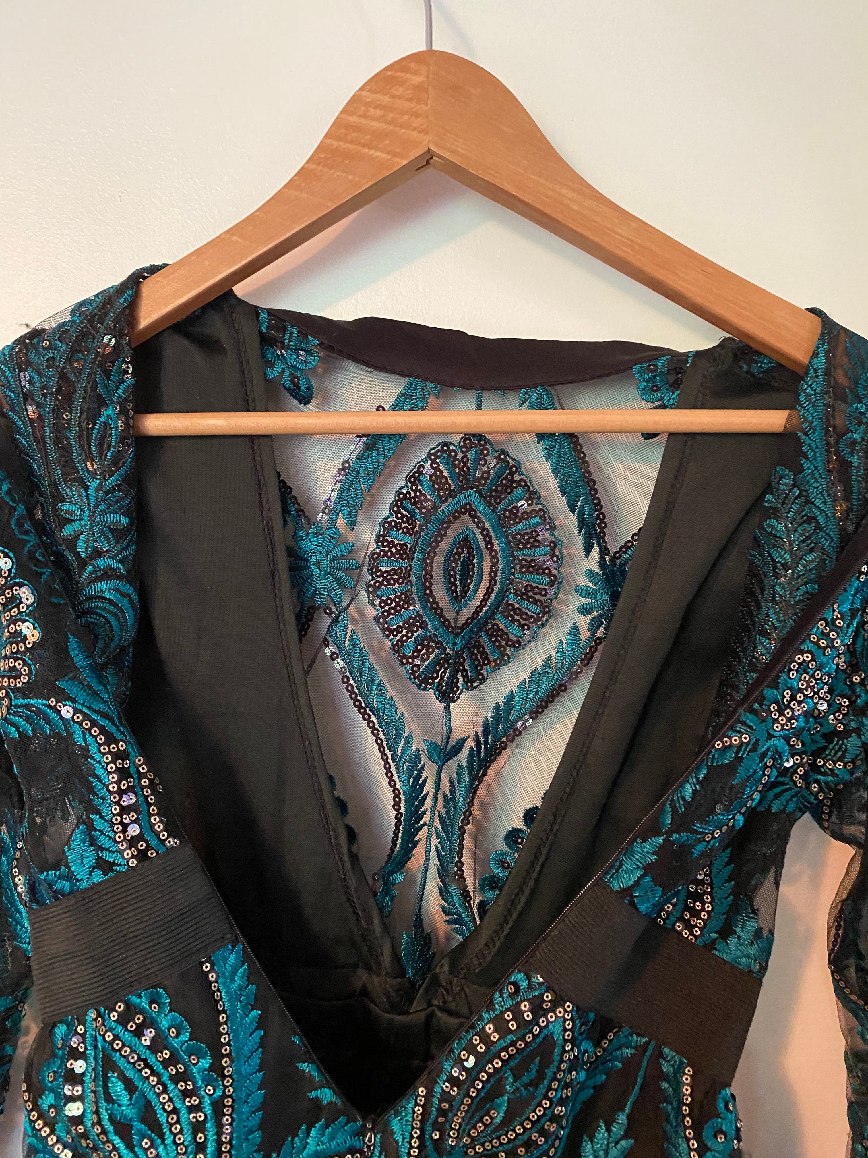 CBR Lace and Sequin Embellished Dress