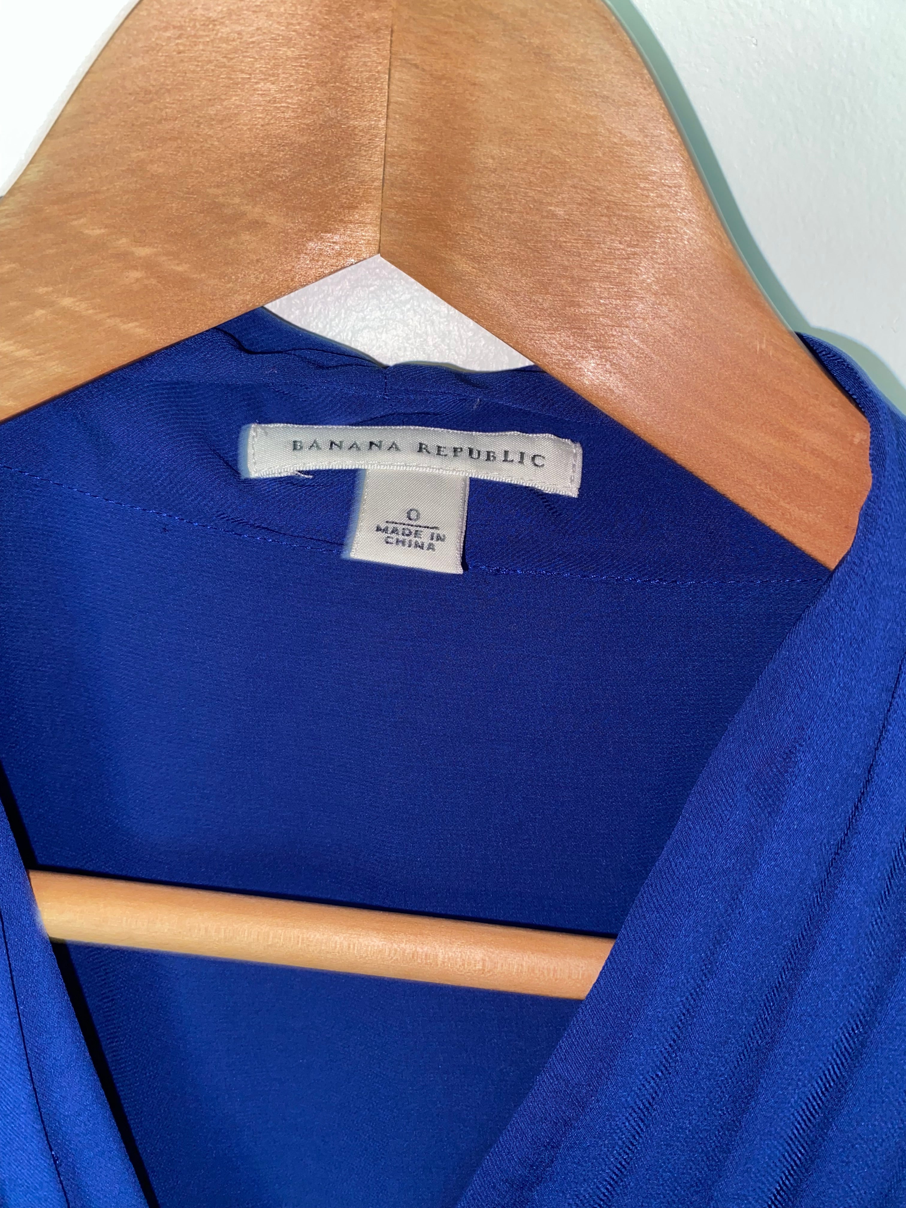 Banana Republic Blue Sleeveless Top