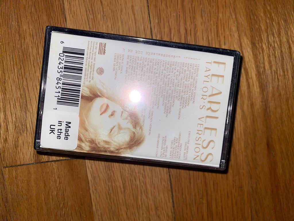 Taylor Swift Fearless Double Cassette Tape Set