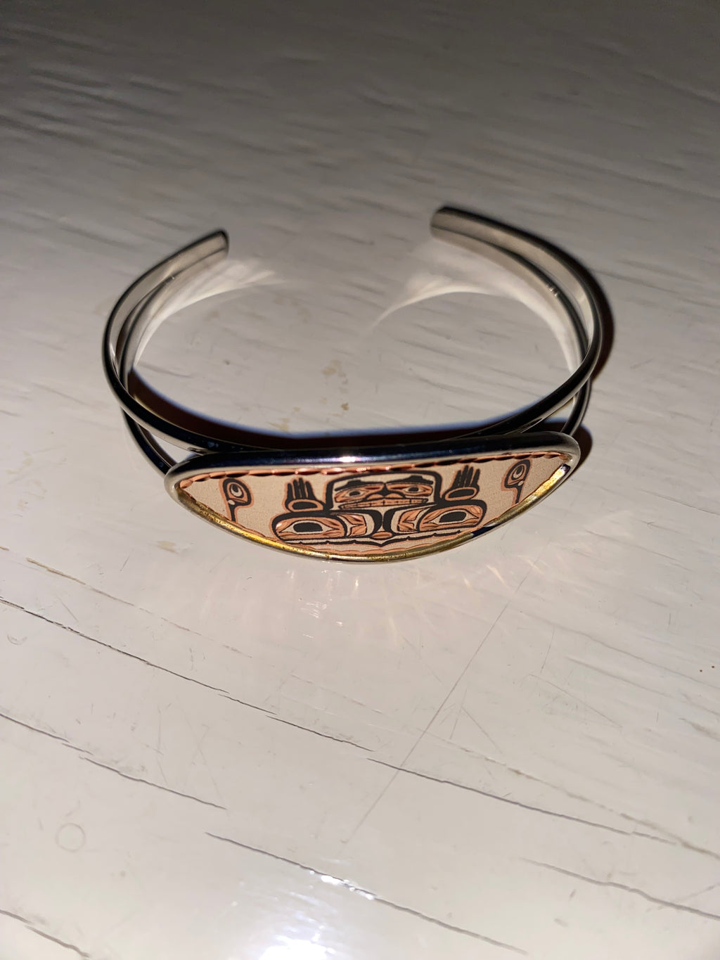 Indigenous Silver Tone Bracelet