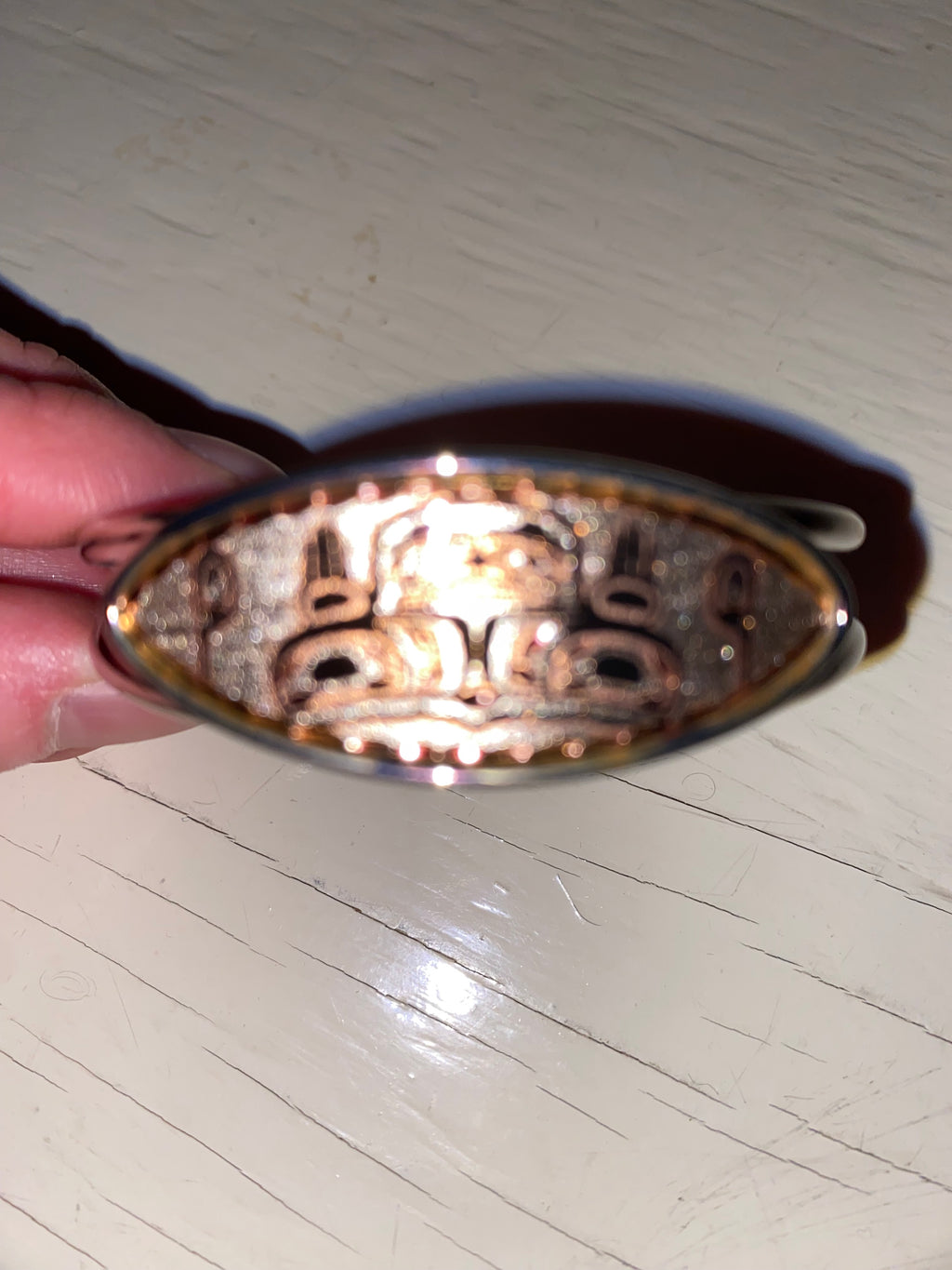 Indigenous Silver Tone Bracelet