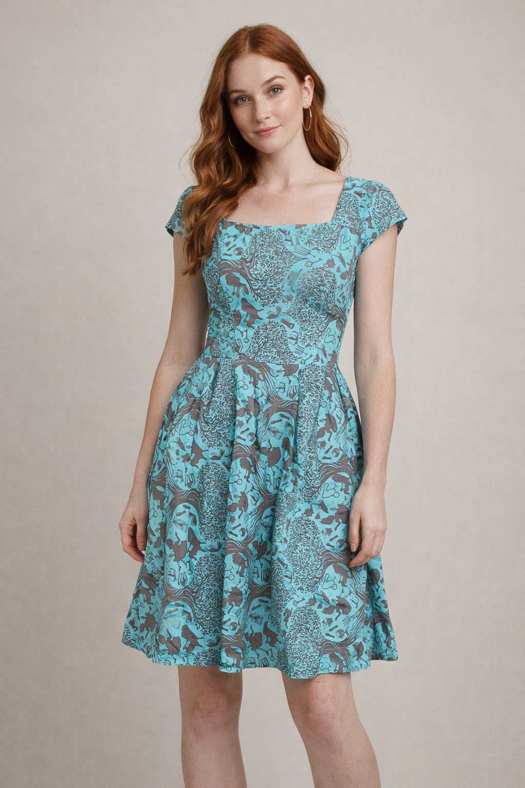 Birds of North America Tea Party Tumble Dress
