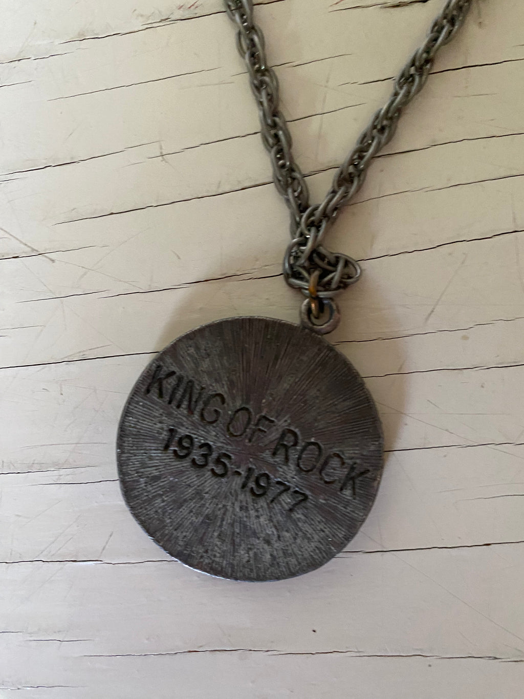 Vintage Elvis Pendant on Chain