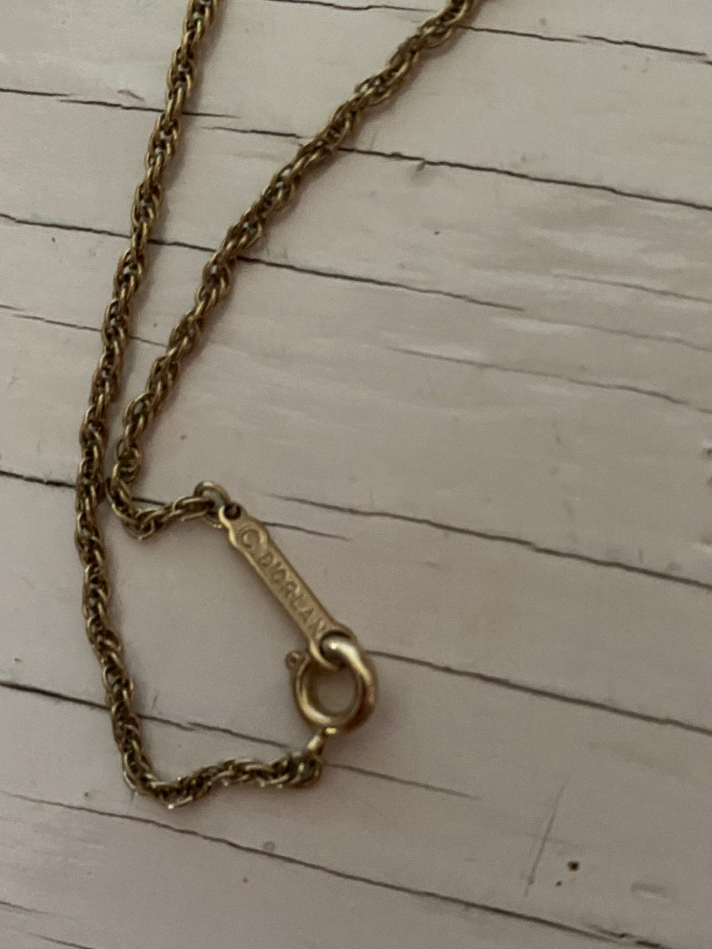 Vintage Cloisonné Pendant on Chain