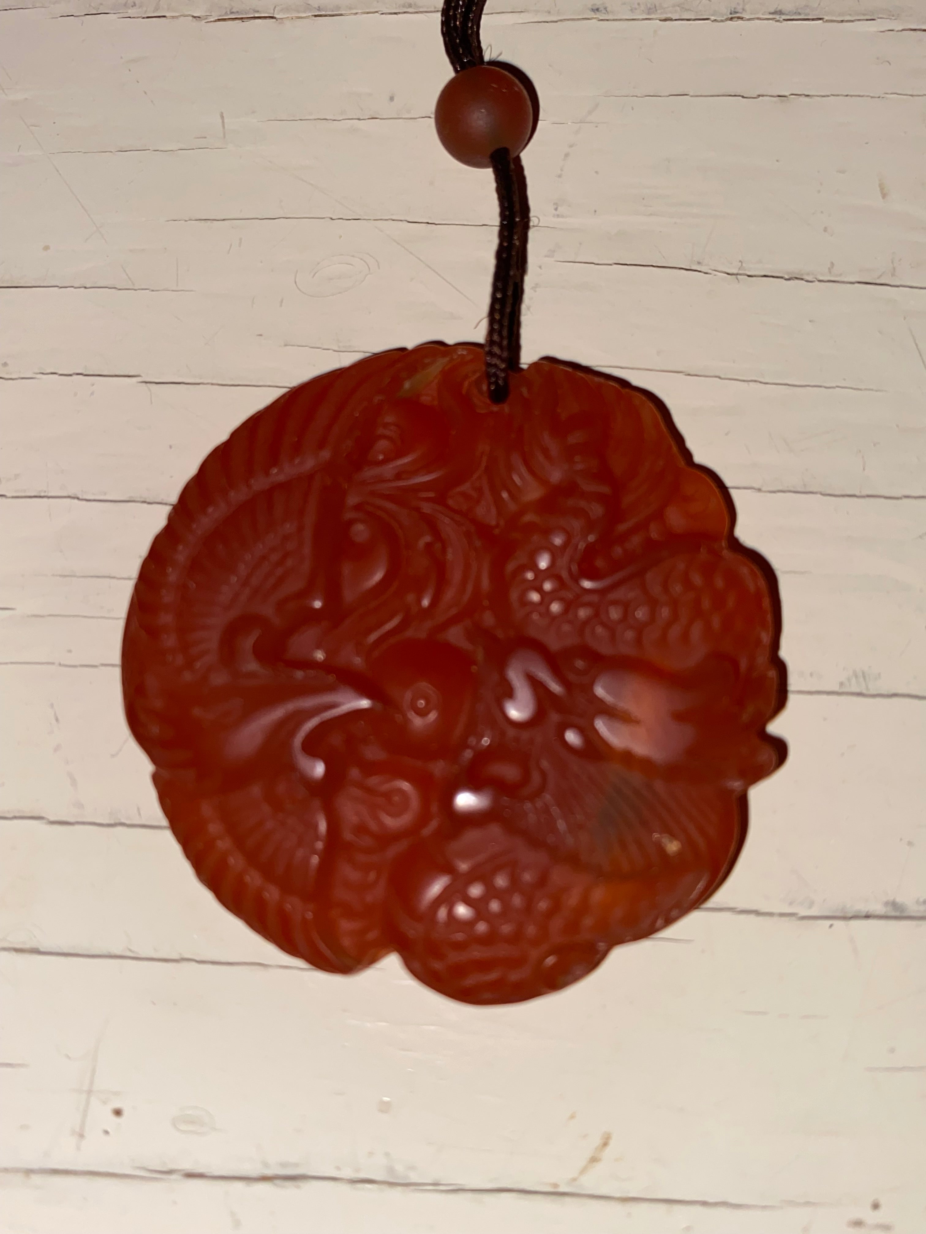 Hand Carved Pendant