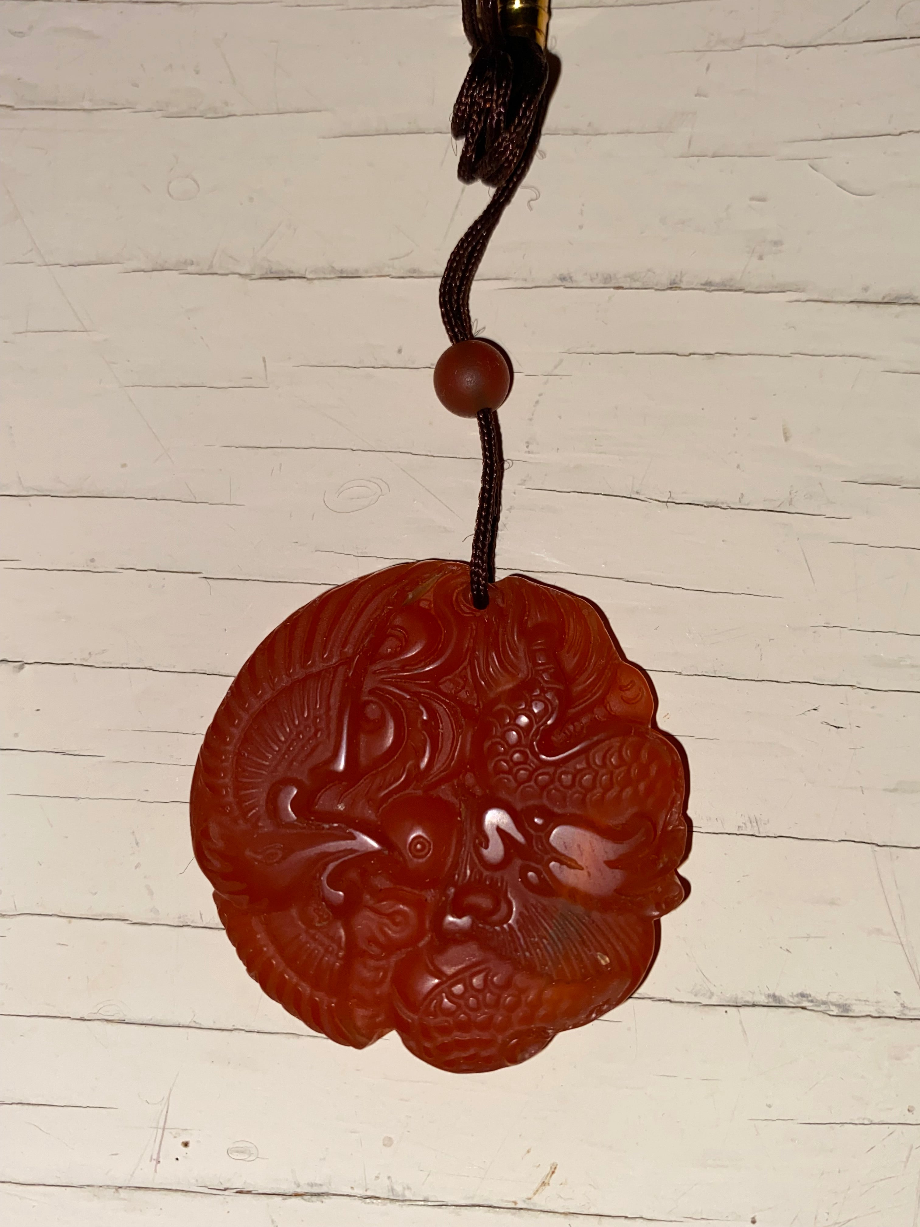 Hand Carved Pendant