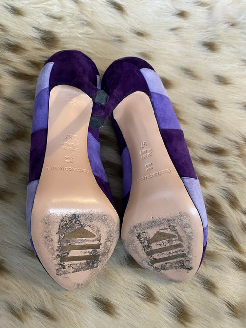 Gianmarco Lorenzi Suede Flame Shoes 37