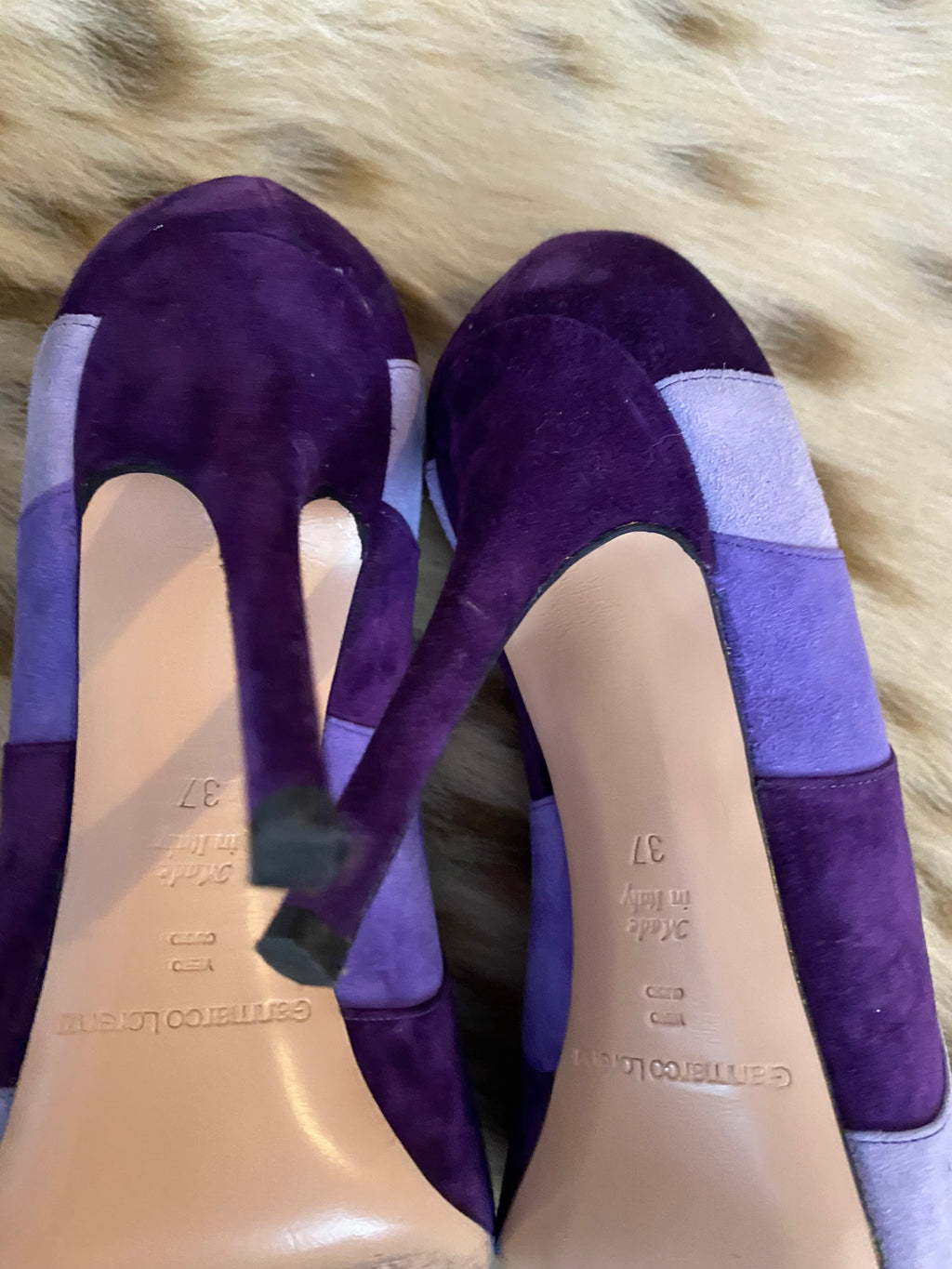 Gianmarco Lorenzi Suede Flame Shoes 37