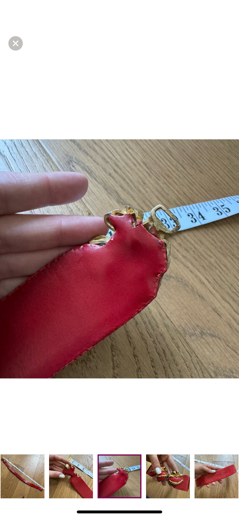 Judith Leiber Strawberry Belt