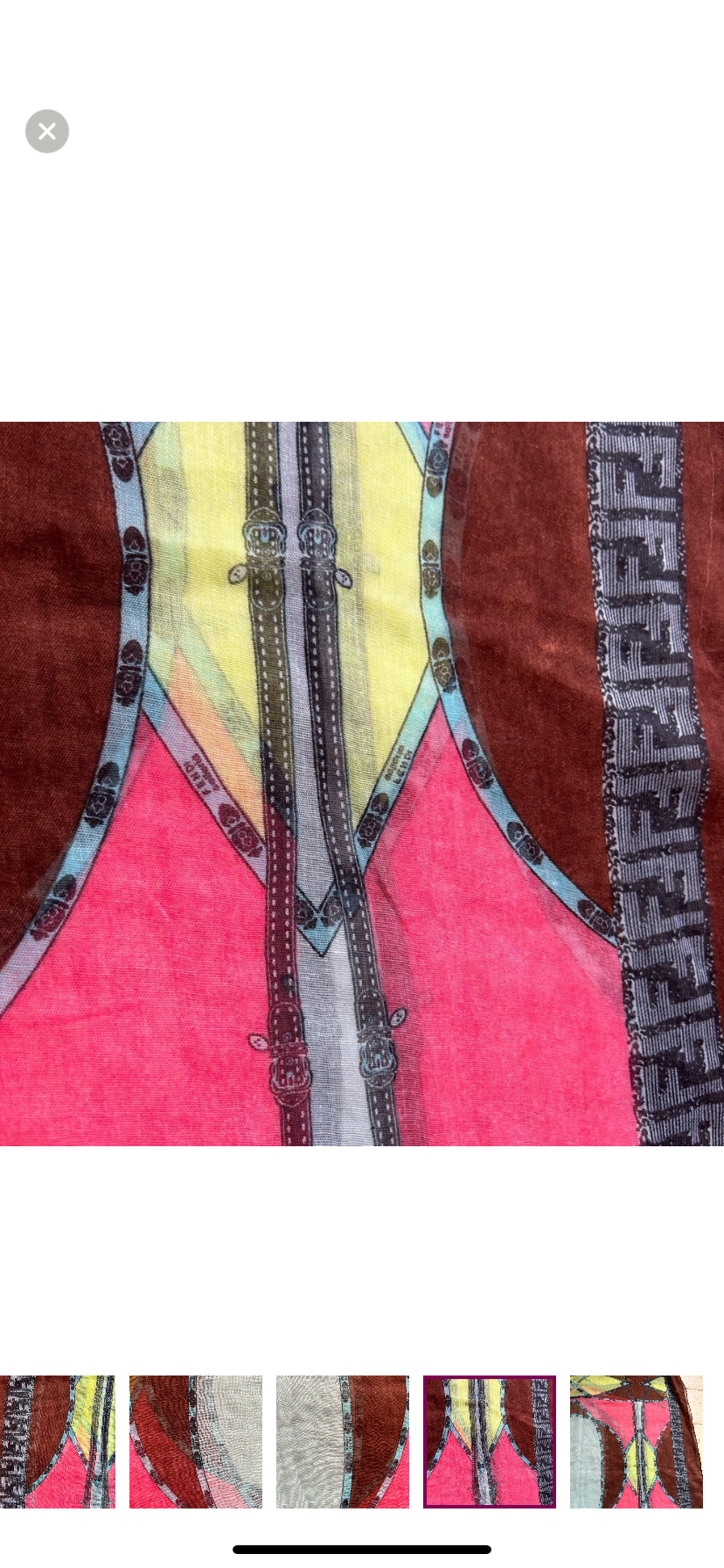 Vintage Fendi Scarf
