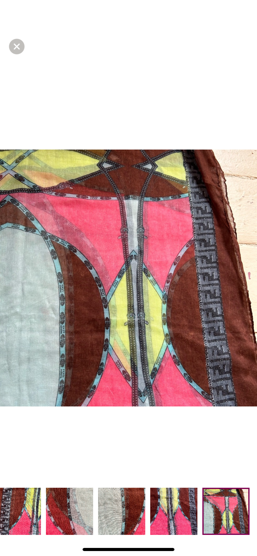 Vintage Fendi Scarf