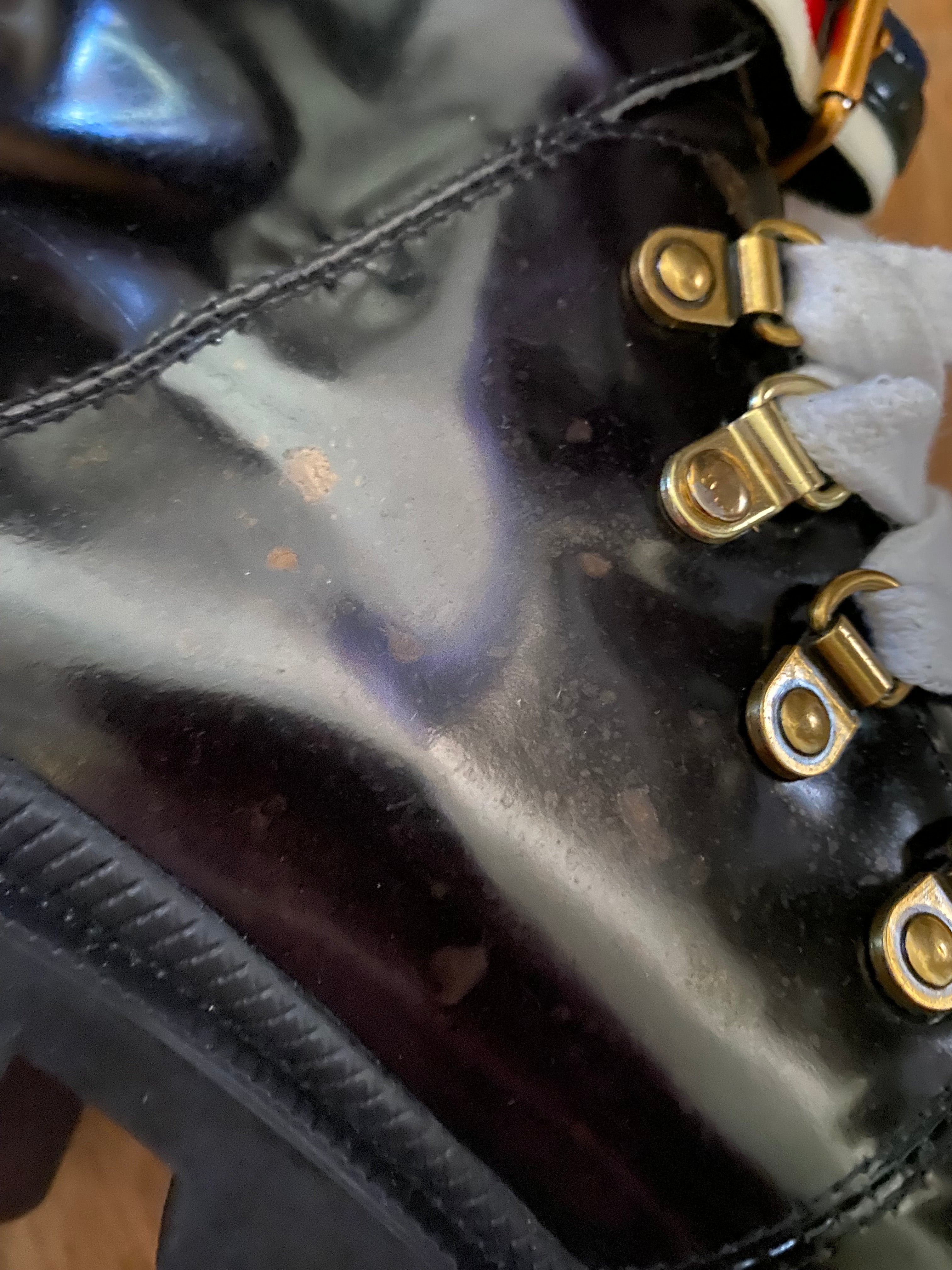 Gucci Sylvie Web Combat Moto Boots 38